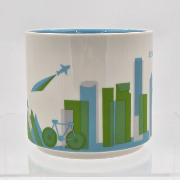 Starbucks You Are Here Seattle Travel Coffee Mug 2013 Reusable Hot Cup - Picture 5 of 10